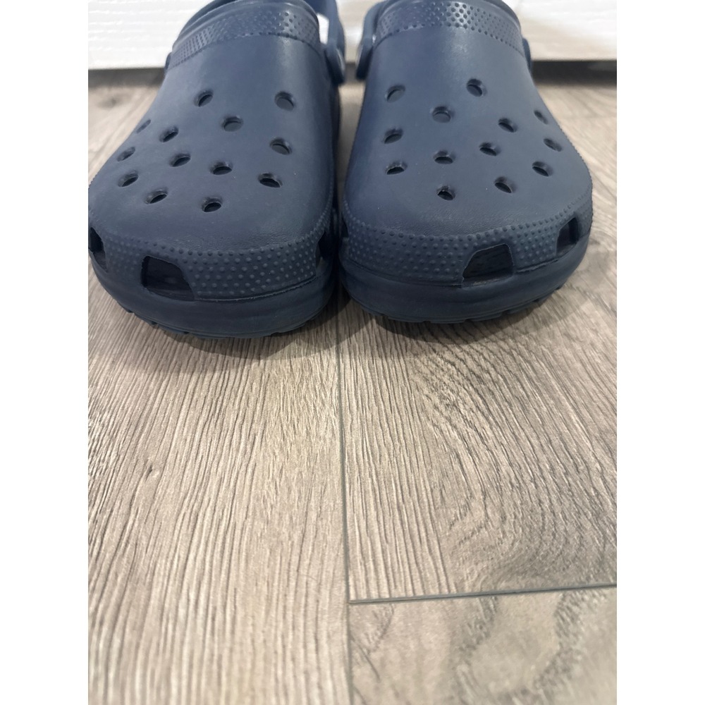 Crocs Classic Clog Navy Blue Comfort Shoes Slip On Clogs Men 10 Women 12 - Picture 5 of 10